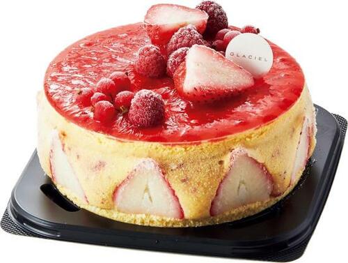 【おすすめアイスケーキ】フレジエ|スポンジ生地×アイスのデコレーションケーキ イメージ