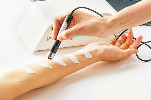 テスト1：保湿力 オールインワンジェルおすすめ イメージ