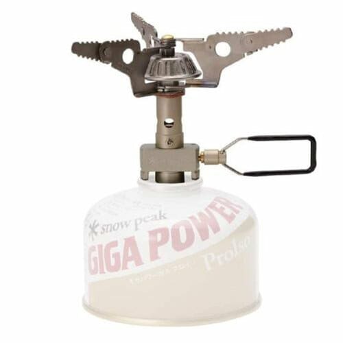 シングルバーナーおすすめ スノーピーク ギガパワー マイクロマックス ウルトラライト GST-120R イメージ