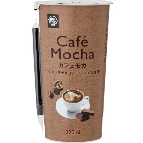 ミニストップ カフェモカふんわりチョコが香る イメージ
