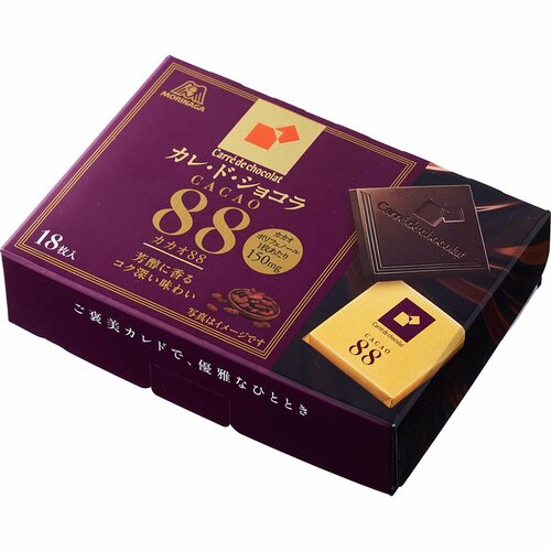 カレールーのブレンドと最強の隠し味おすすめ 森永製菓 カレ・ド・ショコラ<カカオ88> イメージ1