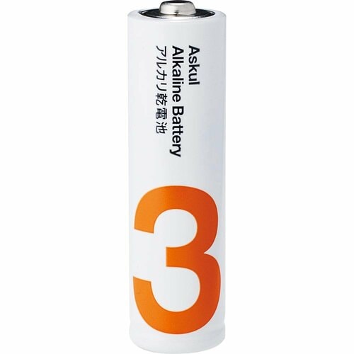 アルカリ乾電池おすすめ アスクル アルカリ乾電池 単3形 1パック(4本入) オリジナル イメージ