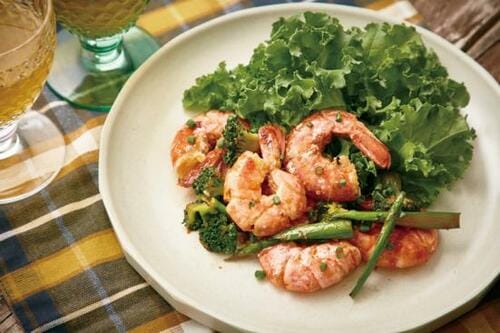 [赤海老の梅酢漬け焼き]梅とにんにくで食欲アップ！ イメージ2