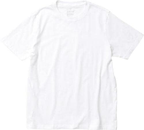 無印良品「インド綿天竺編みクルーネック半袖Tシャツ」