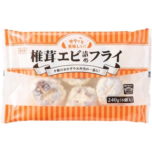 業務スーパーおすすめ 神戸物産 椎茸エビ詰めフライ イメージ