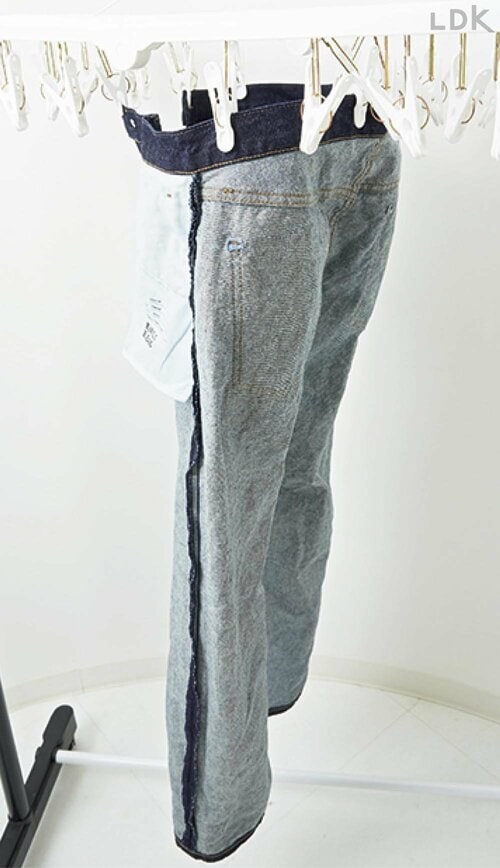 厚手の服は密着させない干し方を パネル型物干しのおすすめおすすめ イメージ