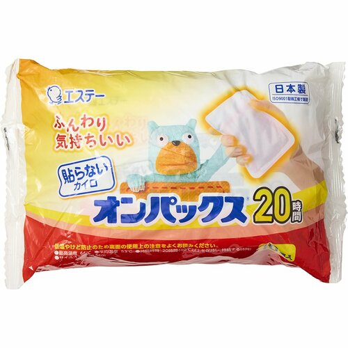 使い捨てカイロおすすめ エステー 貼らないオンパックス レギュラー イメージ2