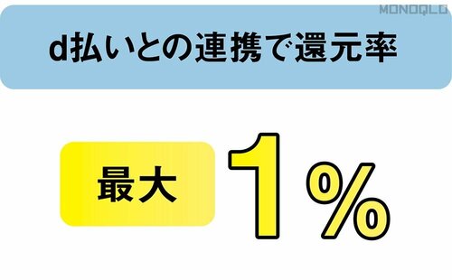 普通のdカードを作ると「0.5%」の得になります QRコード決済おすすめ イメージ5