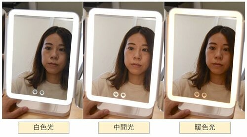 森和国際商事「SUTEKIYA 日光卓上女優ミラー」 女優ミラーおすすめ イメージ2