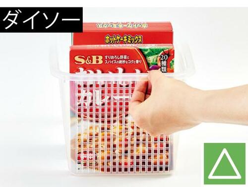 D評価: 収納力が低め ダイソー「メッシュバスケット」 イメージ2