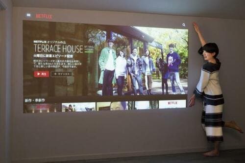 まずはベーシックな無印版！ 家の壁が映画館のスクリーンになります イメージ