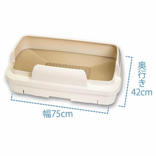 日本のトイレのなかではトップクラスの大きさ 猫用トイレおすすめ イメージ