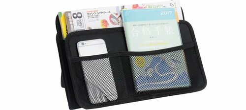 本体のサイズを変えられる【シートバックポケット】