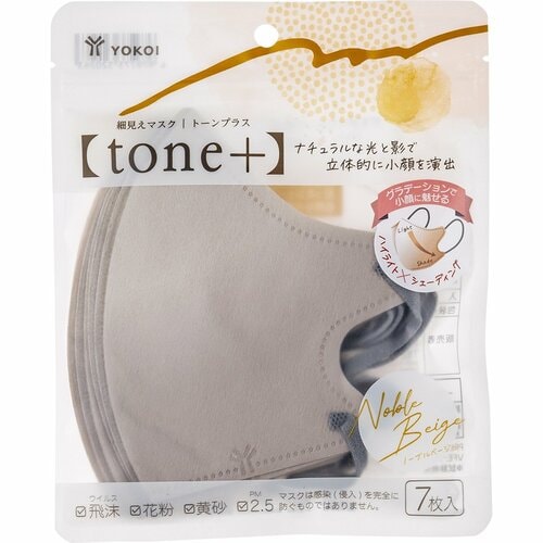 不織布マスクおすすめ ヨコイ 細見えマスク【tone＋】 イメージ1