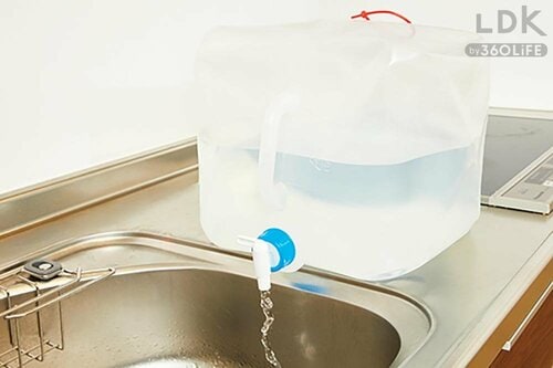 生活用水の確保はウォータータンクが便利 防災グッズおすすめ イメージ