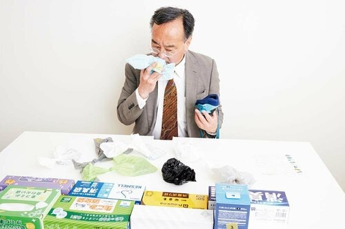 時間経過による臭気を専門家による評価でチェック イメージ