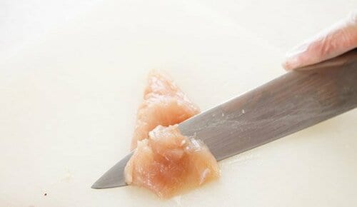 【切り方 その2】繊維に逆らってうす切り