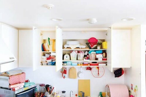 「ひと目に見せないところ」は カゴ&ボックスを駆使して機能的に イメージ