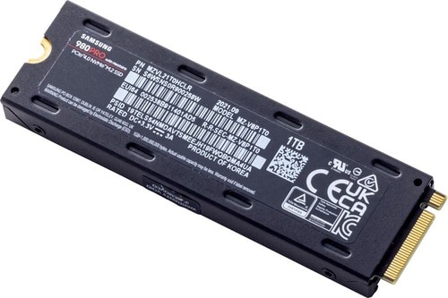 【おすすめPS5増設SSD3位】サムスン980 PROwith Heatsink 1TB|最高速よりも安定速度を求めるなら