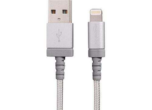 Amazonベーシック:高耐久ナイロン ライトニングケーブル:スマホアクセサリー