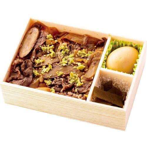 駅弁おすすめ 新潟三新軒 きざみわさびで食べるにいがた和牛 牛めし弁当 イメージ2