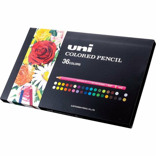36色の色鉛筆おすすめ 三菱鉛筆 色鉛筆 ユニカラー 36色セット UC36CN2 イメージ