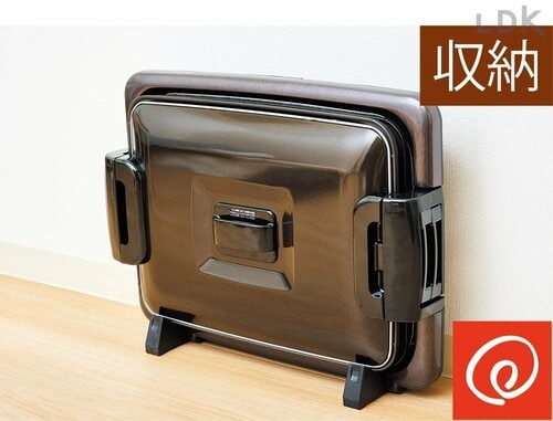 プレート&本体を縦置きできる ホットプレートおすすめ イメージ