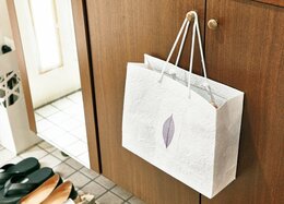 【100均】ダイソーの和紙バッグが玄関収納におすすめ！