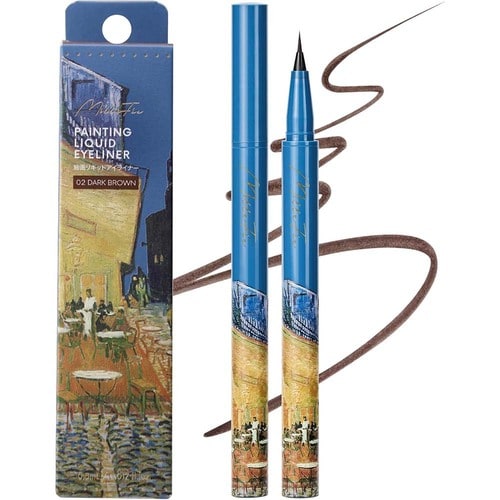 【アイライナー】ミルフィー「絵画リキッドアイライナー/02 ダークブラウン」 Amazonブラックフライデーセールアイテムおすすめ イメージ