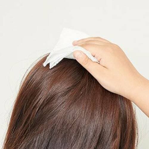 髪の長い人もしっかり拭ける 防災グッズおすすめ イメージ