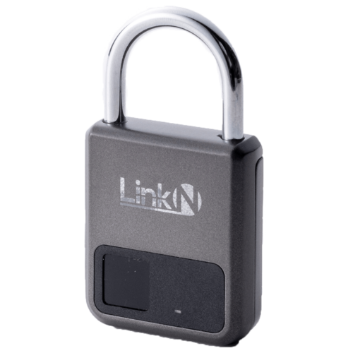 スマート南京錠おすすめ Link-N 南京錠 スマートロック スマートキー 指紋認証 鍵 マスター鍵付属 イメージ