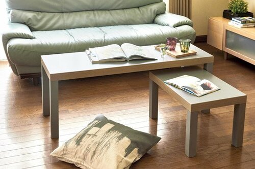 女性でもラクラク運べる テーブルセットが3999円！ イメージ2