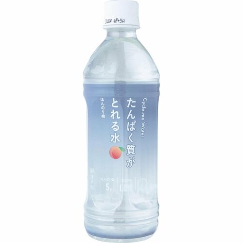 プロテインドリンクおすすめ サイクルミー たんぱく質がとれる水 ほんのり桃 イメージ