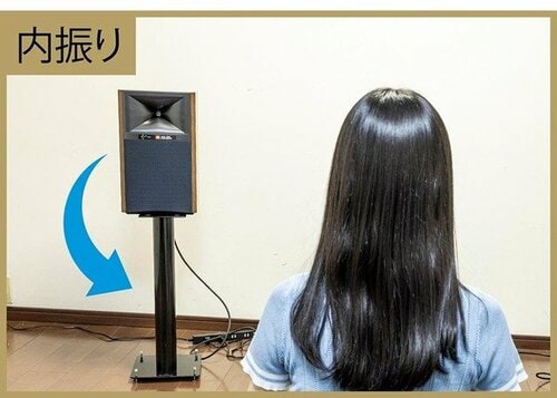 内振り:音の密度が上がり鮮明な音