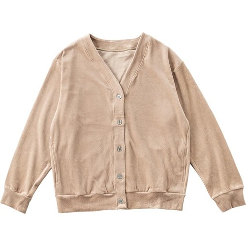 無印良品ファッション　おすすめ 無印良品 婦人 コットンベロアカーディガン イメージ1
