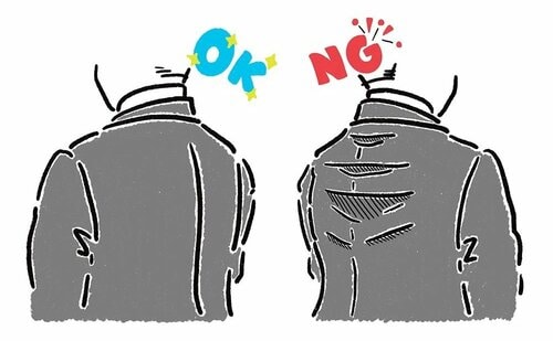 後ろ姿にもシワがない メンズジャケットおすすめ イメージ