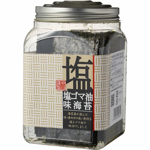 おつまみ海苔おすすめ  中川海苔店 塩ゴマ油味海苔 イメージ