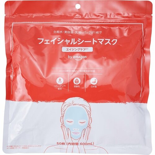 シートマスクおすすめ by Amazon フェイシャルシートパック エイジングケア イメージ