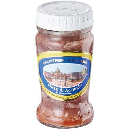 モンテ物産:バリストレーリ・ジローラモ:ヴァチカン アンチョビフィレ オリーブオイル漬け:加工食品