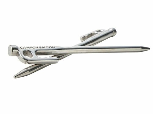 CAMPING MOON「マルテンサイト系 ステンレス鋼420J2 焼き入れ 鍛造ペグ」 イメージ