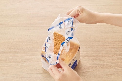 ポイント1:開けたてをすぐに冷凍 食パンの冷凍保存方法おすすめ イメージ