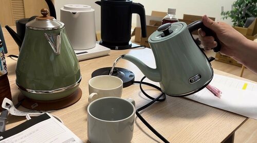 テスト4:使いやすさ おしゃれな電気ケトルおすすめ イメージ