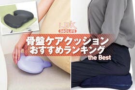 骨盤ケアクッションのおすすめランキング。LDKが骨盤底筋にアプローチするタイプなどを比較