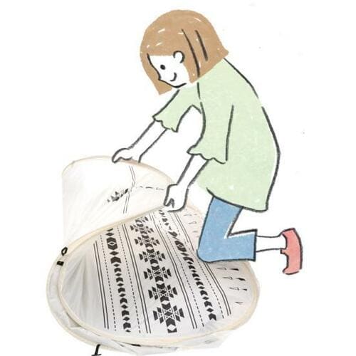 ［Pop up tent の魅力②］たたみやすくて持ち運びもラクチン！ イメージ3