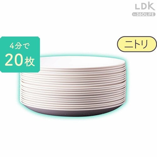 4分でふつうのお皿より10枚多く洗えた! 撥水防汚食器おすすめ イメージ