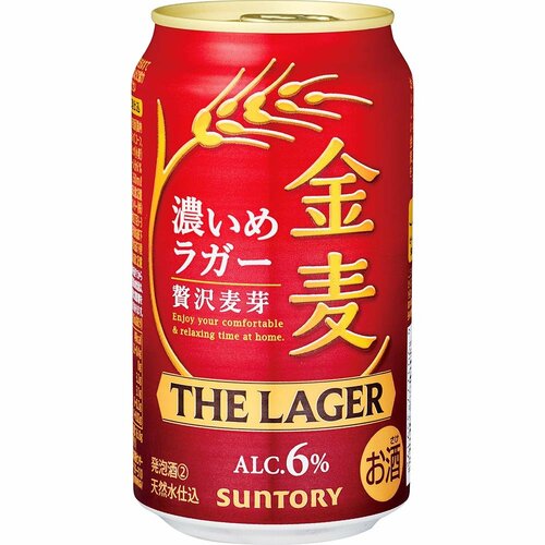 発泡酒おすすめ サントリー 金麦〈ザ・ラガー〉 350ml×24本 イメージ