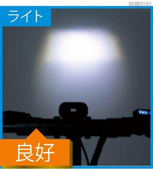 ライトは足元まで照らされ安心感あり 電動キックボードおすすめ イメージ