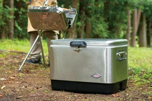 たっぷり入る大容量「54QT スチールベルトクーラー」 イメージ2