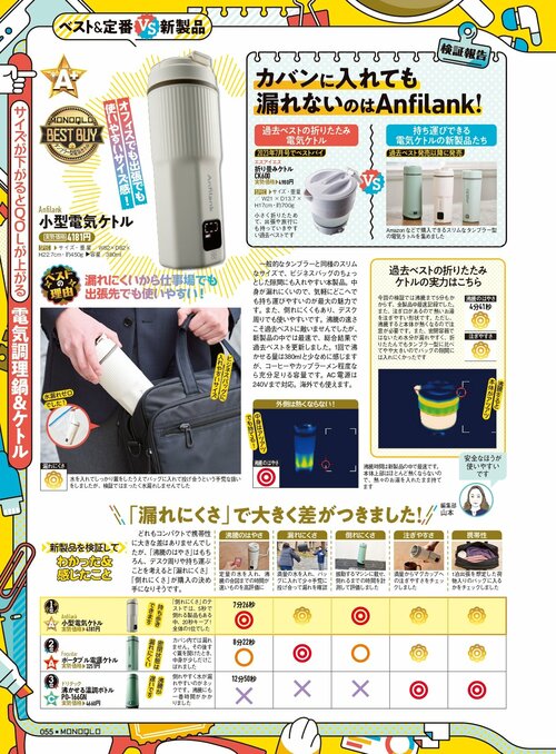 タンブラー型の電気ケトル対決! その背景は? タンブラー型電気ケトルおすすめ イメージ