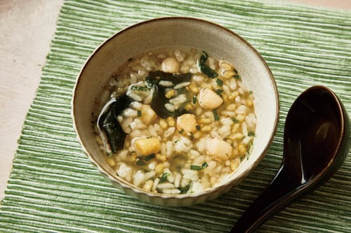 11位: 小柱がぜいたくに入った「梅雑炊」は梅の風味がたまらない!